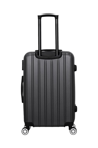 Valigia media Archie - Nero e argentato