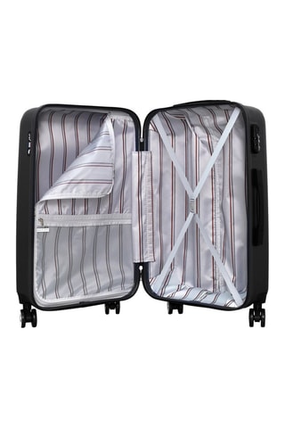 Valigia media Archie - Nero e argentato