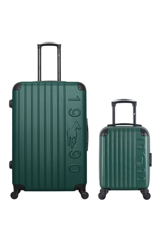 Bagaglio a mano XXS e valigia grande Porter (XXS/L) - 46/75 cm - Verde