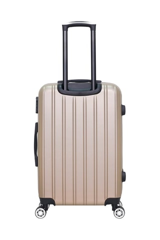 Valigia media Archie - Nero, beige e argentato