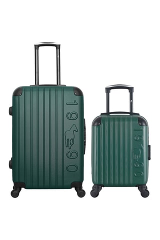 Bagaglio a mano XXS e valigia media Porter (XXS/M) - 46/65 cm - Verde