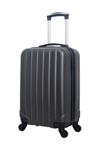 Bagaglio a mano Himalaya - 55 cm  - Nero, argentato e grigio