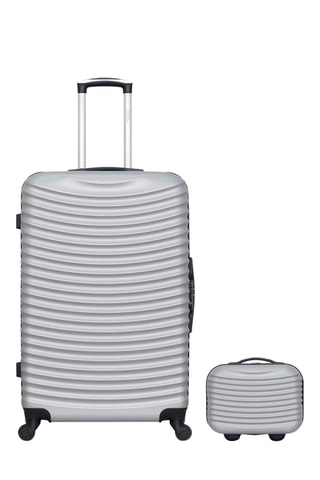 Valigia grande e beauty-case Etna (L/K) - 75/23 cm - Grigio