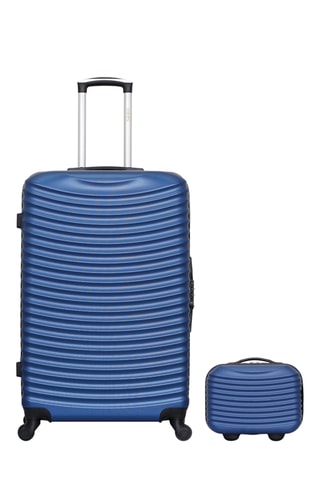 Valigia grande e beauty-case Etna (L/K) - 75/23 cm - Navy