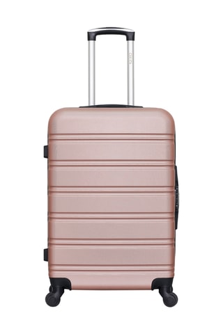 Valigia XXS e valigia media Renoso (XXS/M) - 46/65 cm - Dorato rosa