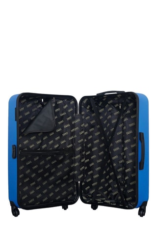 Valigia grande Lipari - Nero, blu e argentato