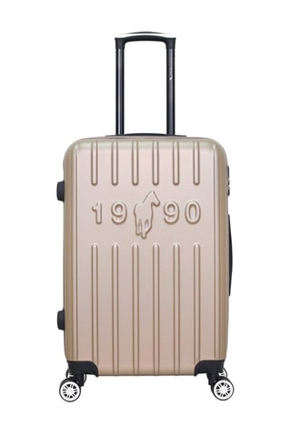 Valigia grande Archie (L) - Nero, beige e argentato