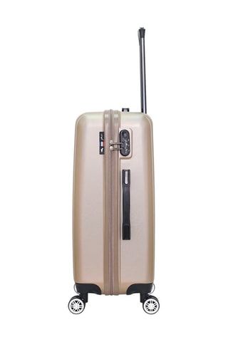 Valigia grande Archie (L) - Nero, beige e argentato