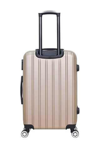 Valigia grande Archie (L) - Nero, beige e argentato