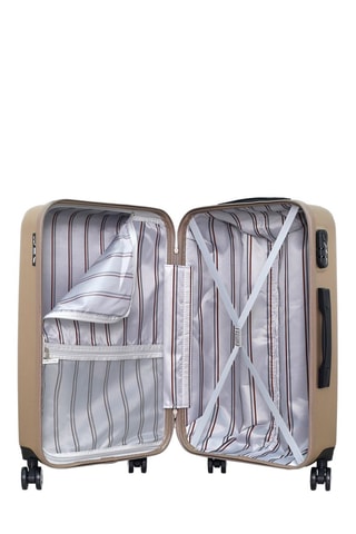 Valigia grande Archie (L) - Nero, beige e argentato