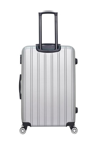 Valigia grande Archie (L) - Nero, argentato e grigio