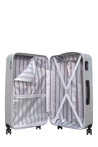 Valigia grande Archie (L) - Nero, argentato e grigio