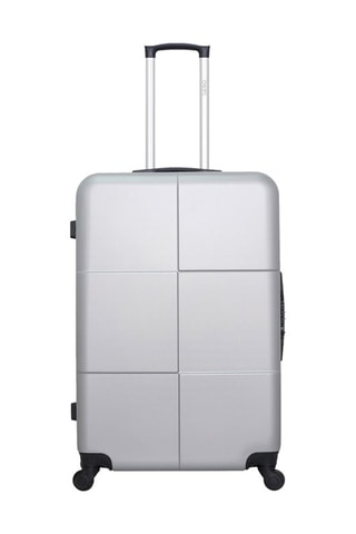 Valigia grande Coronado - Nero, argentato e grigio