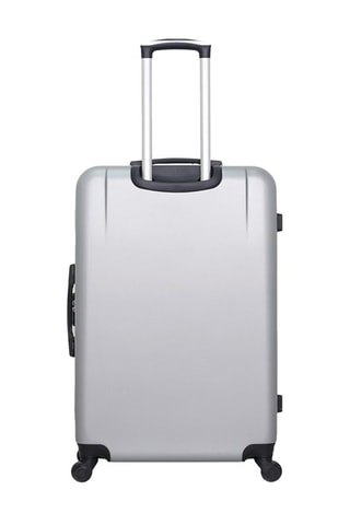 Valigia grande Coronado - Nero, argentato e grigio