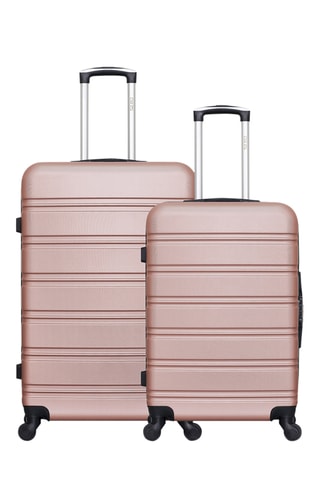 Valigia media e valigia grande Renoso (M/L) - 65/75 cm - Dorato rosa