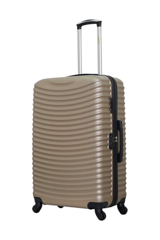 Bagaglio a mano e valigia grande Etna (S/L) - 55/75 cm - Beige