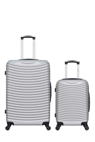 Bagaglio a mano e valigia grande Etna (S/L) - 55/75 cm - Grigio