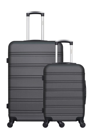 Bagaglio a mano e valigia grande Renoso (S/L) - 55/75 cm - Grigio scuro