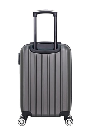 Bagaglio a mano Archie (S) - Bianco, nero, argentato e grigio