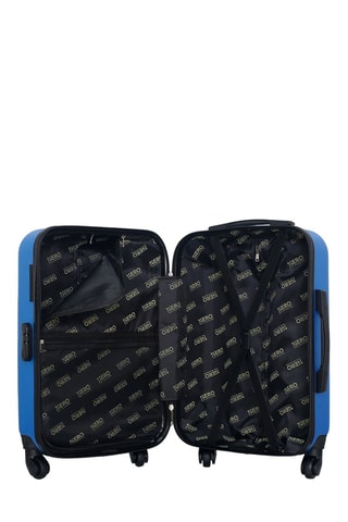 Bagaglio a mano Lipari - Nero, blu e argentato