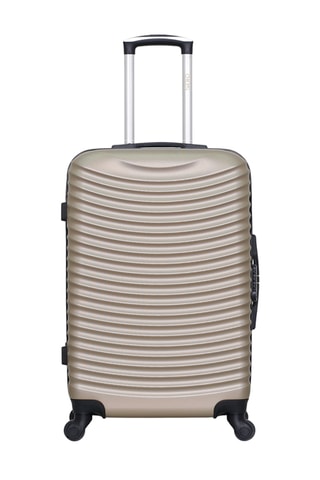 Set 2 valigie e beauty-case Etna (K/S/M) - 55/65/23 cm - Beige