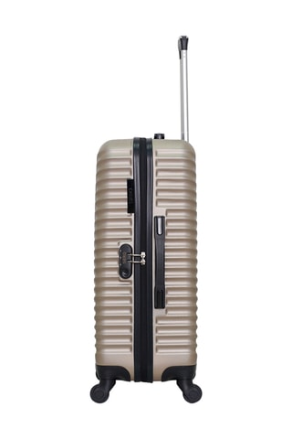 Set 2 valigie e beauty-case Etna (K/S/M) - 55/65/23 cm - Beige