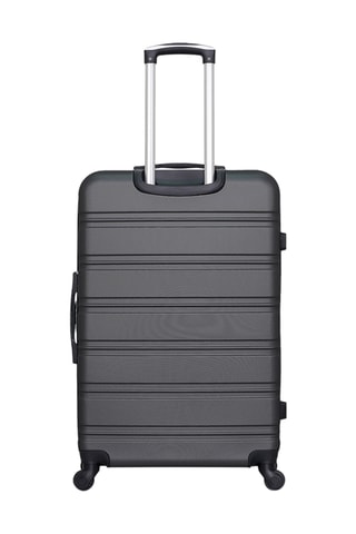 Set 3 valigie Renoso (S/M/L) - 55/64/95 cm - Grigio scuro