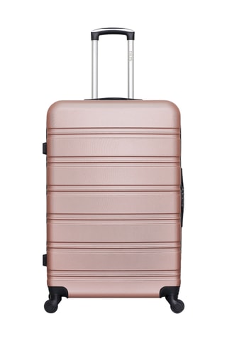 Set 3 valigie Renoso (XXS/M/L) - 46/65/75 cm - Dorato rosa