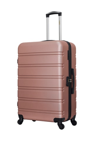 Set 3 valigie Renoso (XXS/M/L) - 46/65/75 cm - Dorato rosa