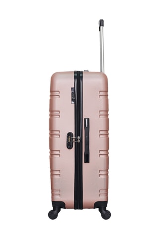 Set 3 valigie Renoso (XXS/M/L) - 46/65/75 cm - Dorato rosa