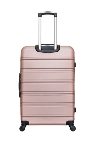 Set 3 valigie Renoso (XXS/M/L) - 46/65/75 cm - Dorato rosa