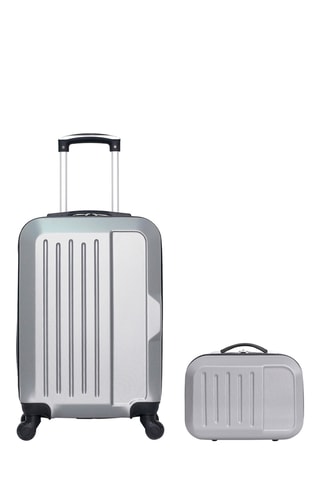 Bagaglio a mano e beauty-case Vesuvio (S/K) - 55/30 cm - Grigio