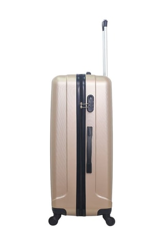 Valigia grande Himalaya - 75 cm  - Nero, marrone e argentato