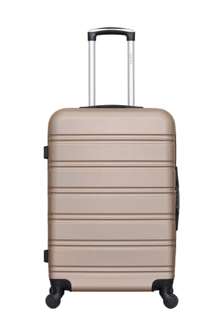  Valigia media Renoso - 65 cm  - Argentato, beige e nero