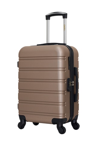  Bagaglio a mano Renoso - 55 cm  - Argentato, beige e nero