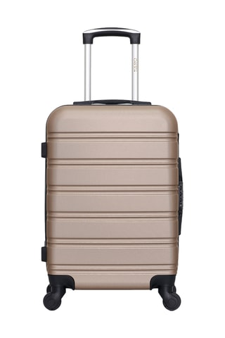  Bagaglio a mano Renoso - 55 cm  - Argentato, beige e nero