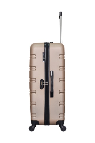  Valigia grande Renoso - 75 cm  - Argentato, beige e nero