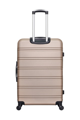  Valigia grande Renoso - 75 cm  - Argentato, beige e nero