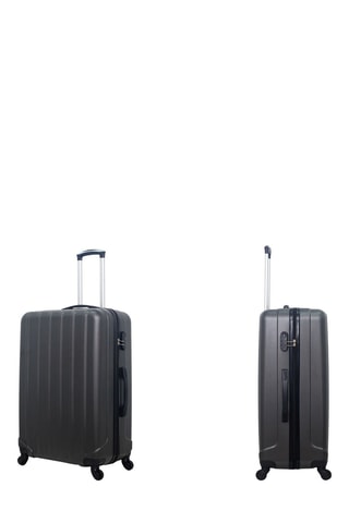 Valigia grande Himalaya - 75 cm  - Argentato e nero