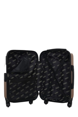 Set 2 valigie e beauty-case Lipari - (XXS/S/K) - 46/55/23 cm - Dorato rosa