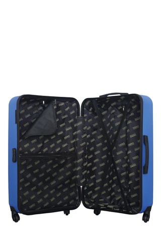 Set 2 valigie e beauty-case Lipari (XXS/L/K) - 46/75/23 cm - Blu