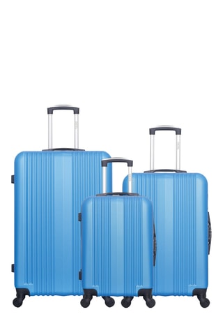 Set 3 valigie Lipari (S/M/L) - 55/65/75 cm - Blu