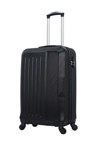 Bagaglio a mano e valigia media Vesuvio (S/M) - 55/65 cm - Nero