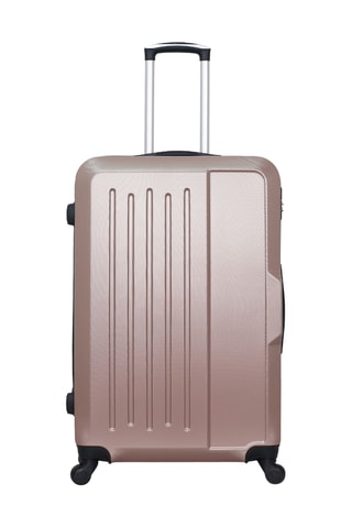 Set 3 valigie e beauty-case Vesuvio (S/M/L/K) - 55/65/75/30 cm - Dorato rosa