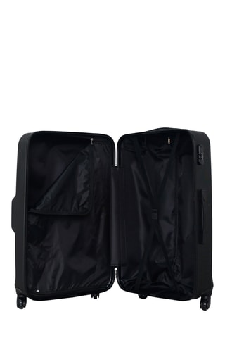 Set 3 valigie e beauty-case Vesuvio (S/M/L/K) - 55/65/75/30 cm - Nero