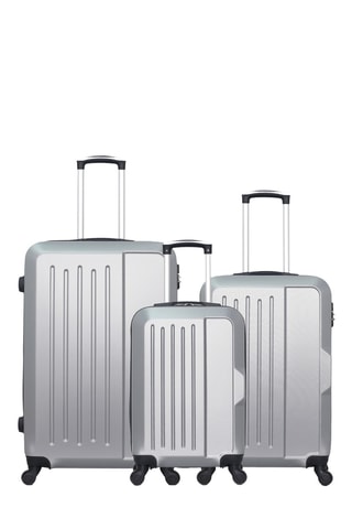 Set 3 valigie Vesuvio (S/M/L) - 55/65/75 cm - Grigio