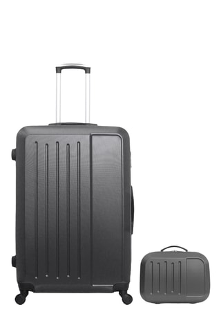 Valise grand volume et vanity Vesuvio (L/K) - 75/30 cm - Gris foncé