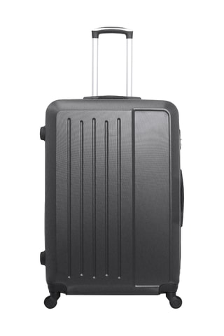 Set 3 valigie e beauty-case Vesuvio (S/M/L/K) - 55/65/75/30 cm - Grigio scuro