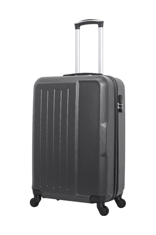 Set 2 valigie e beauty-case Vesuvio (S/M/K) - 55/65/23 cm - Grigio scuro