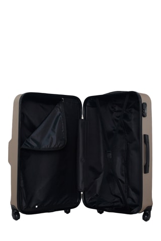 Set 2 valigie e beauty-case Vesuvio (M/L/K) - 65/75/30 cm - Beige